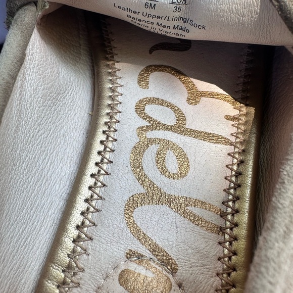 Sam Edelman “Talia” horsebit suede loafers – olive green, size 6 - Picture 10 of 10